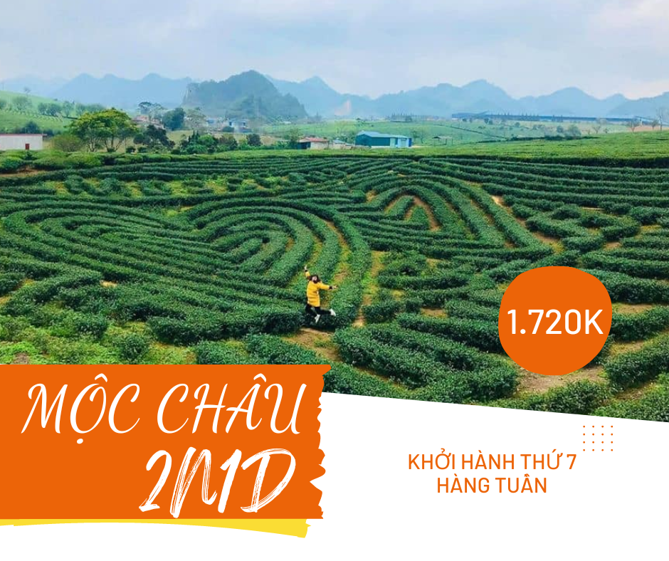 HÀ NỘI - MỘC CHÂU 2N1D 